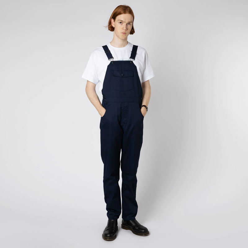 mc overalls blue navy workwear button pocket second world war clothing mens fashion